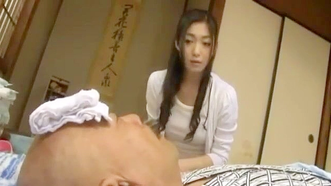Watch Old Japanese Man and Young Gold Digger Girlfriend's Steamy Threesome Adventure!