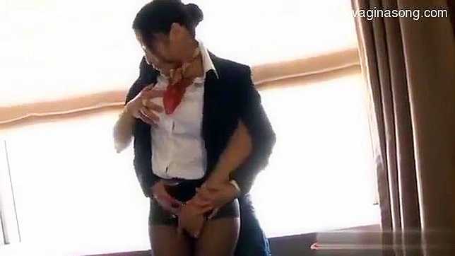 Japanese Air Hostess: Roughly Fucked  Profoundly Satisfied