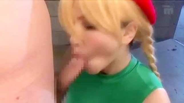 Japanese Cosplay Hottie Sucking and Fucking  with Titty Fucking  Animation