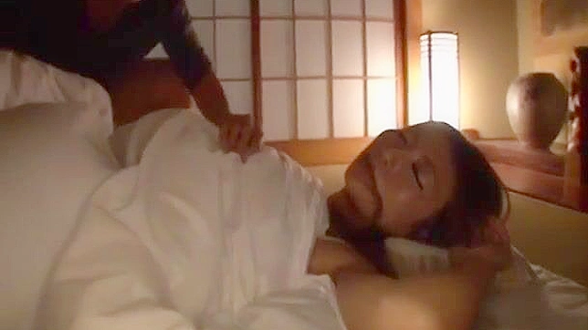 Japanese Teen Babe Gets Fucked during Sleepy Slumber  XXX dreams come true