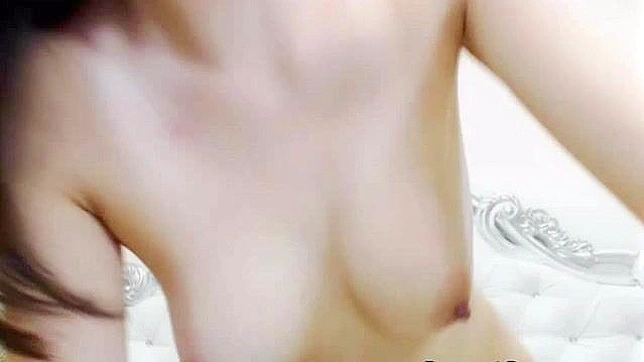 Slim  sexy Asian female masturbating for own pleasure  tight pussy alive