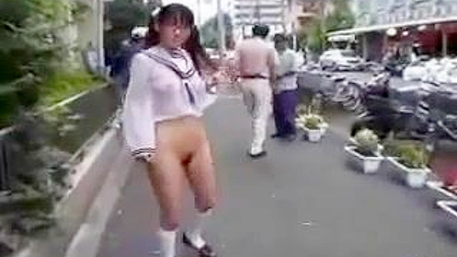Japanese Humiliation with Slutty Schoolgirl and Dominant Master