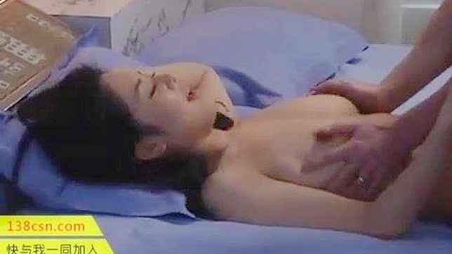 Sensual Japanese girl's body takes a hard pounding  with multiple positions and intense moaning