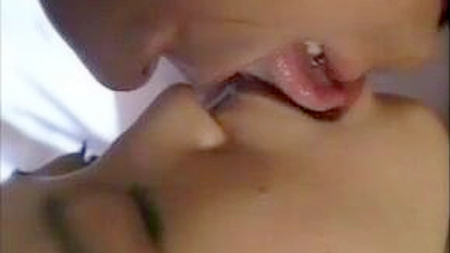 Japanese Couple Sweating  Moaning  and Having Intense Love Making