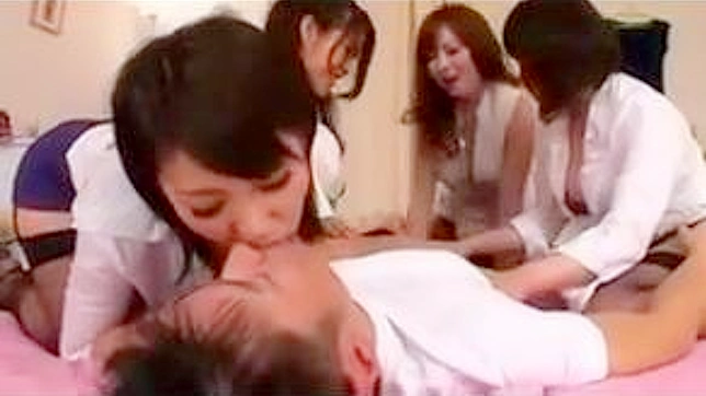 Stocking-clad Asian Tramp Explodes in Ecstasy During Epic Orgy - XXX