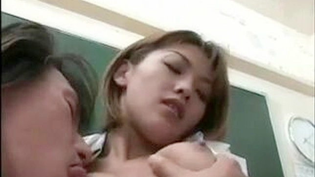 Intense Japanese Schoolgirl Threesome with Multiple Orgasms - XXX