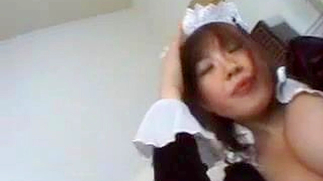 Wild and Wet! Slutty Japanese Maid Gets Pounded by Huge Dildo and Gets Multiple Orgasms