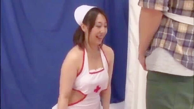 Japanese Nurse in Erotic Sex Show with Multiple Orgasms