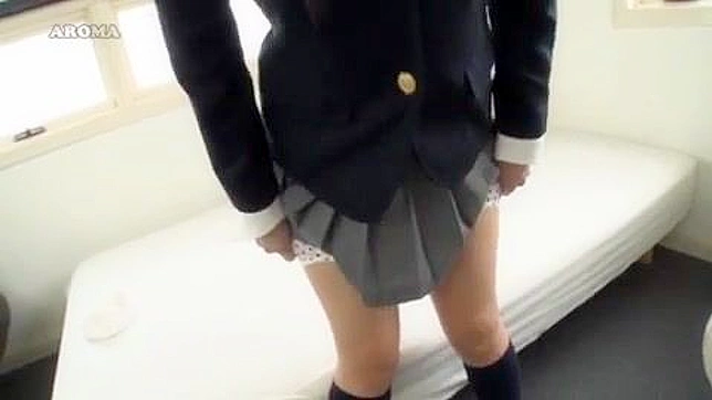 Super Hot Japanese Schoolgirl Teasing in Uniform & So Much More!