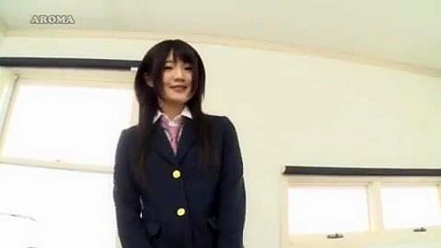 Super Hot Japanese Schoolgirl Teasing in Uniform & So Much More!