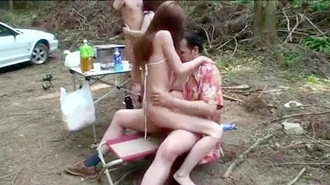 Japanese sluts in public: extreme public sex  orgasmic moans  exposing their pussy  anal probing  and public nudity.