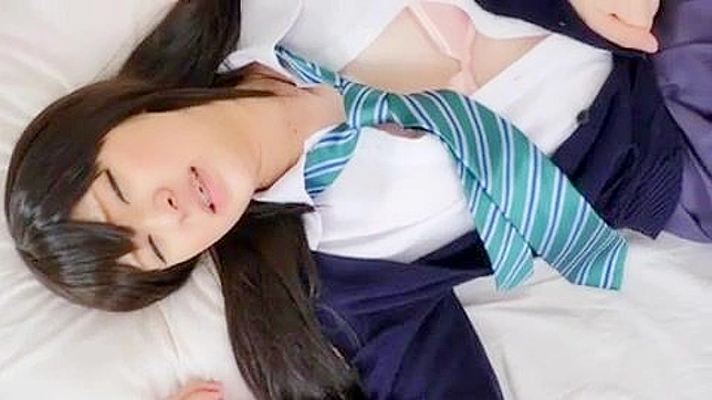Head-Banging Japanese Schoolgirl's Tool-Sucking Pleasure Ritual Goes Viral!