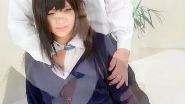 Head-Banging Japanese Schoolgirl's Tool-Sucking Pleasure Ritual Goes Viral!