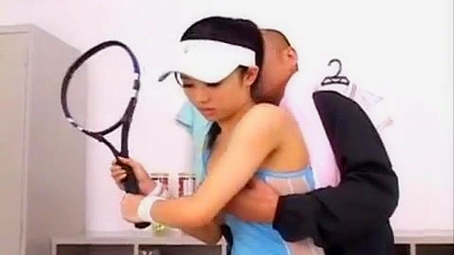 Sweaty Tennis Coach Cums Hard, Gives Extra Sticky Classes