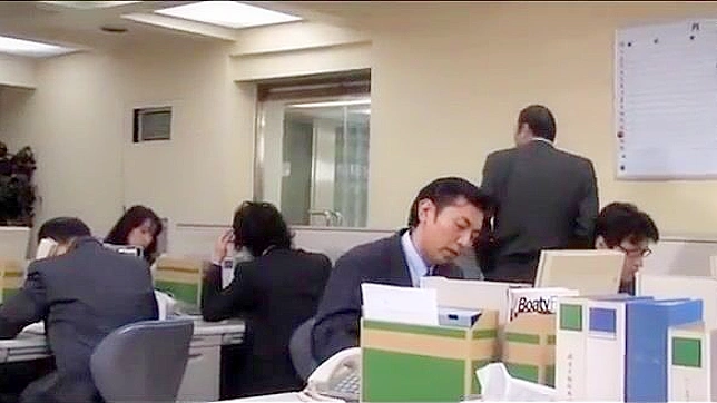 Japanese Office Fucking: Passionate Porn Scene with Naughty Co-Workers