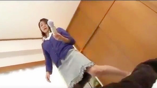 Naughty Japanese Mom Teaches Son How to F*ck  Obediently!