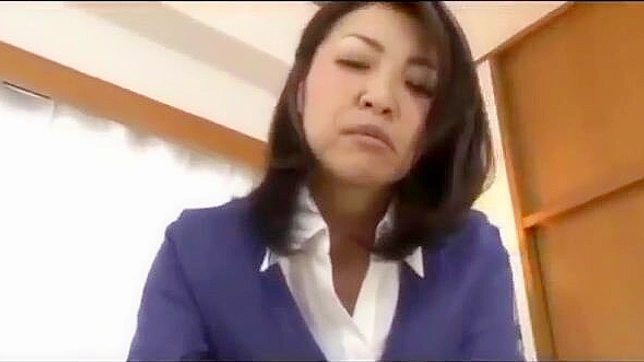 Naughty Japanese Mom Teaches Son How to F*ck  Obediently!