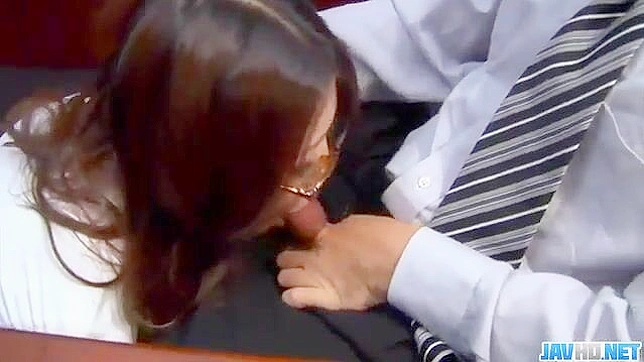 Sultry Japanese Secretary Blowing Boss's Mind with Explosive Orgasmic Pleasure
