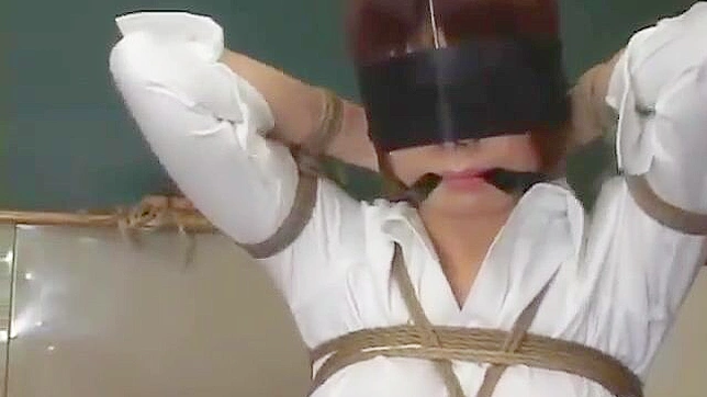 Bound and Restrained Japanese Teacher's Forbidden SEXUAL Desires Revealed!