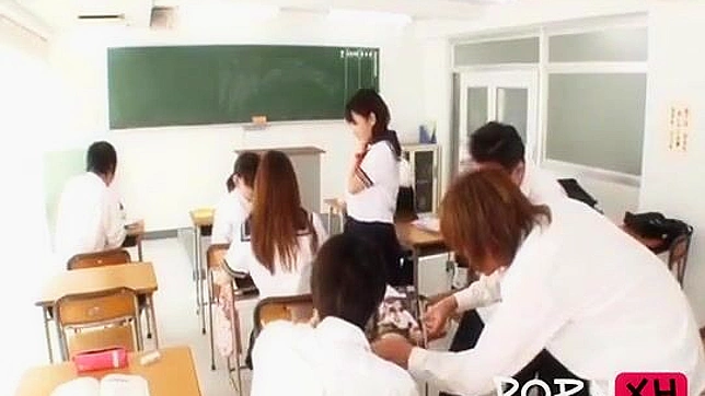 Japanese Teacher's Sultry Schoolgirl Lesson Unleashed!