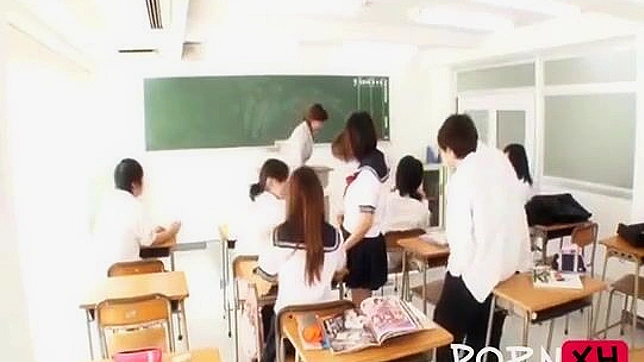 Japanese Teacher's Sultry Schoolgirl Lesson Unleashed!
