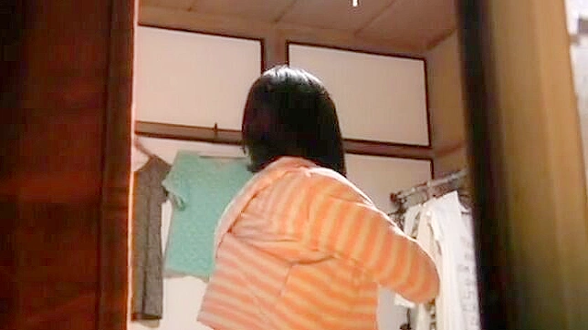 MILF's Secret Pleasure: Japanese Housewife's Risky Masturbation, Hidden from Neighbors' Prying Eyes