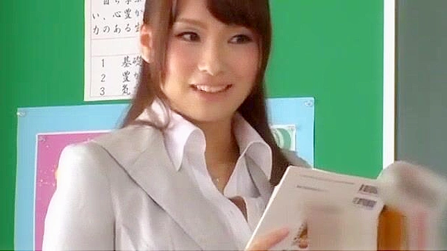 Japanese Teacher Yui Ooba Naughty Masturbation Fun!