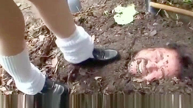 Japanese Schoolgirls' Teachers Buried in the Ground Urination Porn Video Revealed!