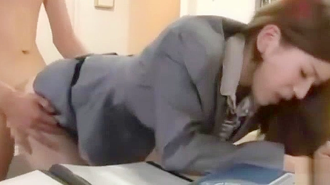 Japanese Office Lady Teacher Forbidden Fuck Session Exposed!