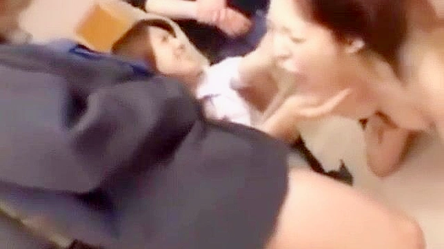 Japanese Girls' Piss Play with Teacher Revealed in Shocking Film!