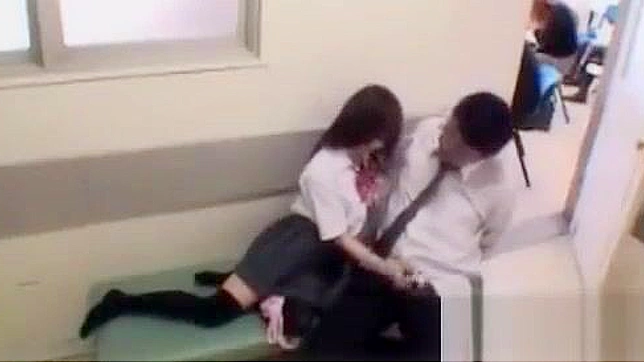 Japanese Schoolgirl Gets Fucked on Bench by Teacher