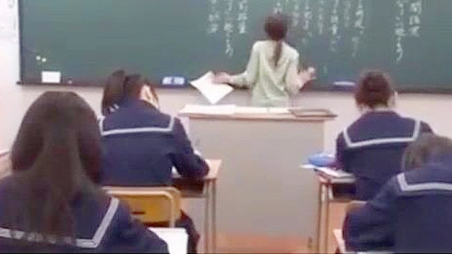 Japanese Gloryhole Intrigue in Classroom Setting Revealed!