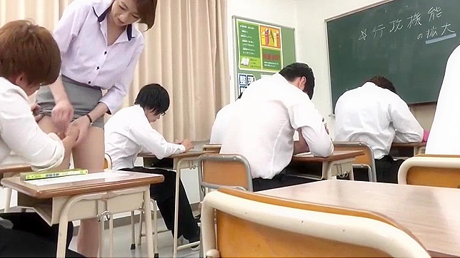 Japanese Pornstar Mayuko Okamura Uncontrollable Screams in Wet Lesson with 10x Hornier Student Teacher!