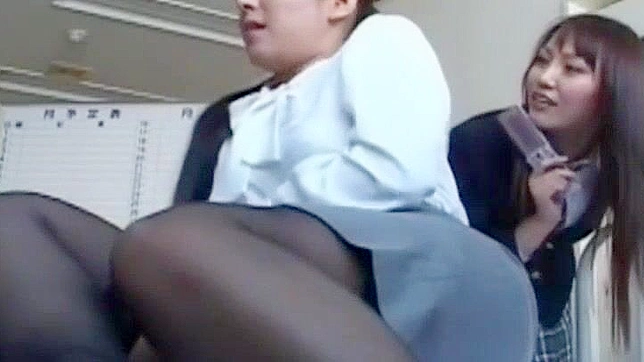 Japanese Schoolgirl Gets Spanked by Strict Teacher During After-School Detention