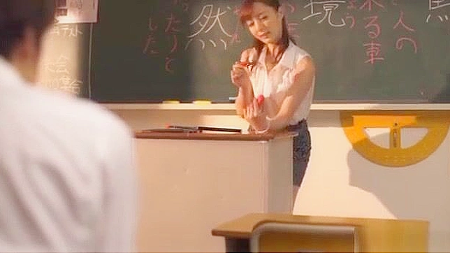 Japanese Porn Video - Cute Teacher Kinky Fun with Young Stud