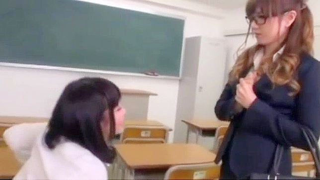 Japanese Schoolgirl Gets Naughty with Her Teacher - Must Watch!