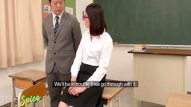 Japanese School Teacher Rrina Koda Steamy Affair with Co-Worker Exposed!