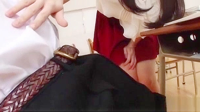 Japanese AV Model Naughty Teacher Role in Hot Foot Fetish Video