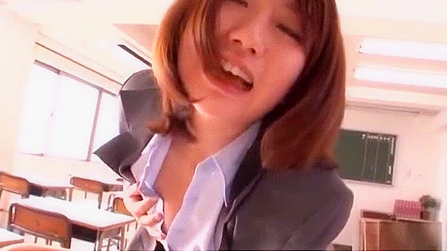 Naughty Chika Sena Masturbating in Classroom, Must-Watch Japanese Porn Video!