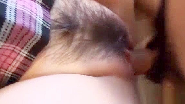 日本のティーンエイジャーの乳首プレイは、ビデオセグメント1でピンチ＆愛撫する。