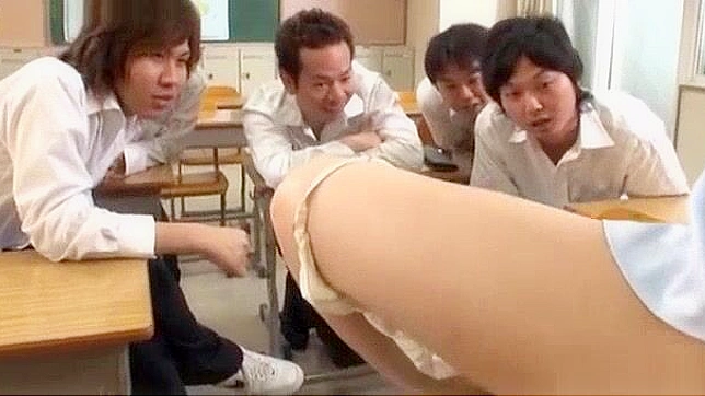 Jun Harada After School Masturbation Session as a Japanese Teacher