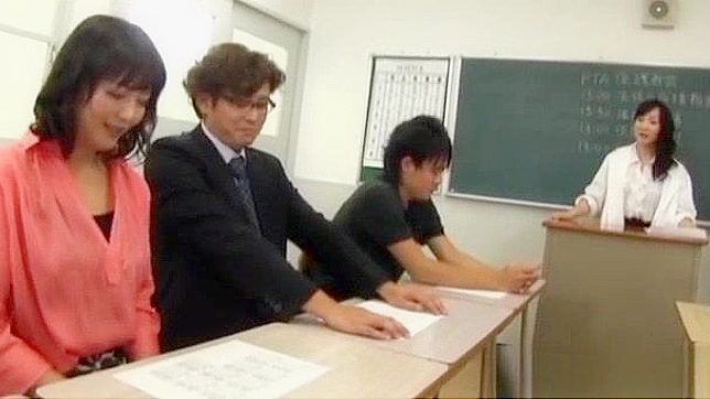 Japanese Porn Video - Naughty Teachers' Fuck Fest in Meeting Room!