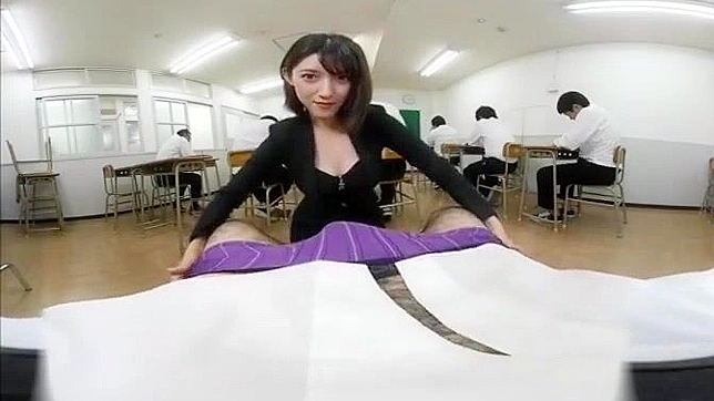 Japanese Teacher Blows Students Away in VR BJ Paradise!