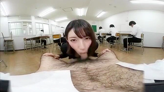 Japanese Teacher Blows Students Away in VR BJ Paradise!