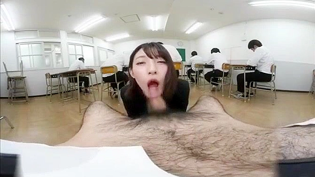 Japanese Teacher Blows Students Away in VR BJ Paradise!