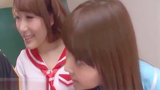 Japanese College Girls' Naughty Acts with Teacher Shock Internet Users!