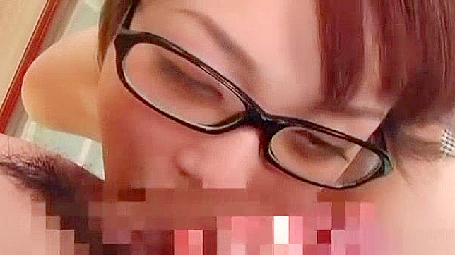 Japanese Pornstar Akari Hoshino Amateur Moment as an Asian Teacher in Glasses Faced!