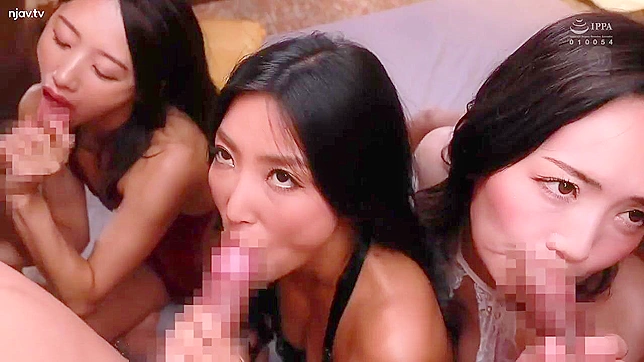 Submissive Debt-Ridden Japanese Wives' Orgy with Loan Shark and Friends