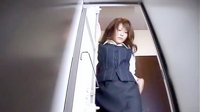 Naked Japanese Office Ladies Undress in Steamy Locker Room Showers