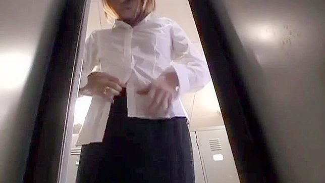 Tokyo's Hottest Office Ladies Get Naked and Naughty in Secret Locker Room Footage